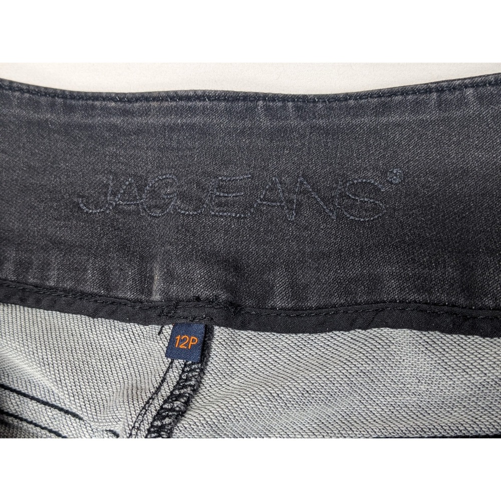 Jag Jeans Womens 12P Black High Rise Skinny Pull On Denim Jeans JP2112361BKR - Picture 8 of 14